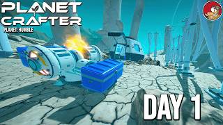 Starting out on a new Planet  Planet Crafter Humble DLC Gameplay [upl. by Ailices]