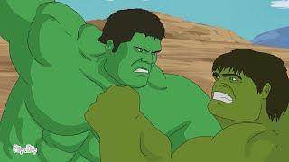 Hulk 2003 vs Incredible Hulk 2008 Flipaclip animation [upl. by Ennovart]