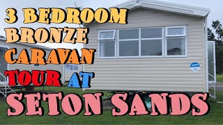 Haven Seton Sands  3 Bedroom Bronze Caravan Tour  March 23 [upl. by Siloam564]