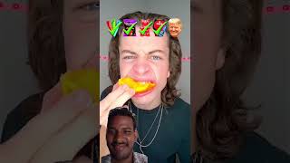 snacks asmr mukbang canes food chocolateeatingchallenge snacks asmr challenge funny [upl. by Eikcin]