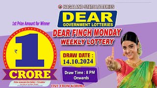 LOTTERY SAMBAD DEAR 8 PM 14102024 NAGALAND LOTTERY LIVE DEAR LOTTERY LIVE LOTTERY SAMBAD LIVE [upl. by Adalie565]