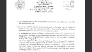 Assistant Professor vacancy2023 Level10School of Open Learning University of DelhiApply Online [upl. by Andryc]