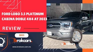 Ford Lobo 35 Platinum Cabina Doble 4x4 AT 2023 [upl. by Adnaluoy]