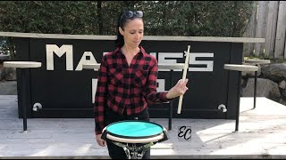 Emmanuelle Caplette How To Play Traditional Grip in 5 Minutes Tips [upl. by Isiah912]