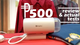 Simplus Steamer iron for Php 500 only  check muna bago bili [upl. by Aseiram]