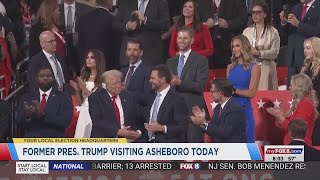 Donald Trump JD Vance in Asheboro Wednesday [upl. by Einnob]