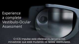 Experience a complete Vestibulo Ocular Assessment  ICS Impulse Video Head impulse test  Portuguese [upl. by Hayikat231]