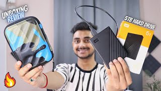 WD My Passport 5TB Portable External Hard Drive Unboxing and Review  Best External Hard Drive 🔥 [upl. by Sirrep607]