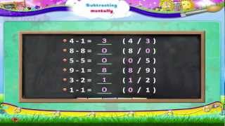 Subtraction Lesson For Kids  Subtracting Numbers Mentally  Maths  Grade 1 [upl. by Enimassej]