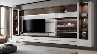 50 BEST MODERN TV CABINET DESIGN FOR LIVING ROOM✅ [upl. by Fritts372]