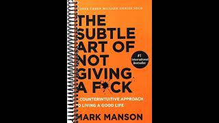 PODCAST THE SUBTLE ART OF NOT GIVING A FCK  selfimprovement booktok thesubtleartofnotgivingaf [upl. by Akimyt]