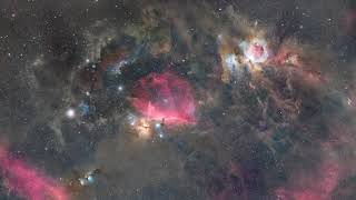 Deep in the Orion Molecular Cloud Animation  Belleplain NJ 4K [upl. by Ringsmuth]