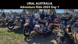 Ural Australia Adventure Ride 2024 Day 1 [upl. by Chapin]