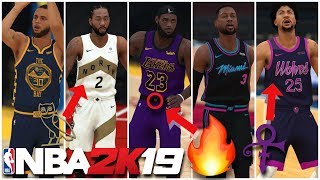 NBA 2K19  NEW NIKE CITY JERSEYS UPDATE  NEW JERSEYS ARE HERE [upl. by Aderb257]