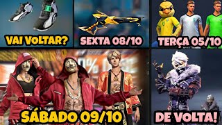 CALENDÁRIO SEMANAL  SOMBRA ROXA DE VOLTA NÍVEIS DE DESCONTO FF TÊNIS ANGELICAL CAMISAS DE TIME [upl. by Lemraj74]