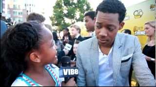 Harmony Bailey Talks With The Stars Of Disneys quotLet It Shinequot At Its Premiere [upl. by Vada]