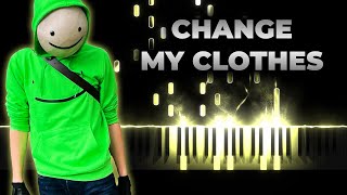 Dream Alec Benjamin  Change My Clothes piano karaoke [upl. by Kila574]