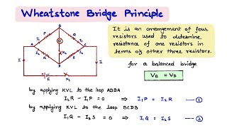 Wheatstone Bridge Principle  Current Electricity  12th Physics cbse [upl. by Gothart969]