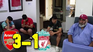 ARSENAL vs LIVERPOOL 31 LIVE FAN REACTION  EMBARRASSING PERFORMANCE WHAT WAS THAT [upl. by Adelpho]