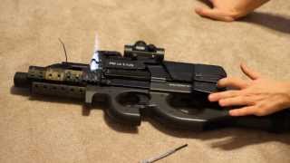 AIRSOFT TUTORIAL  P90 Box Mag To Accept Midcaps [upl. by Ethelred]