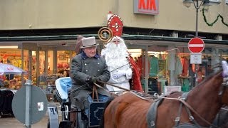 Nikolaus auf dem Weihnachtsmarkt Schweinfurt [upl. by Fredia]