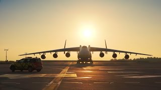 Antonov An225 v Praze DOKUMENT [upl. by Merrie]