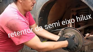 retentor da semi eixo hilux [upl. by Edveh]