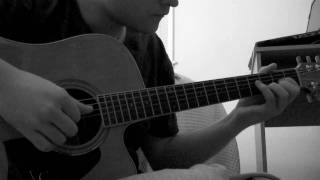 Comptine dun autre ete for one guitar  Amelie [upl. by Eidnak]