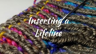 Brioche Knitting Series  Inserting a Lifeline Abridged wIntro [upl. by Levitan964]