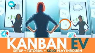 Kanban EV Board Game  Full Solo Playthrough  Part 1  Setup  How to Play  Solitare Tabletop Game [upl. by Acinemod832]