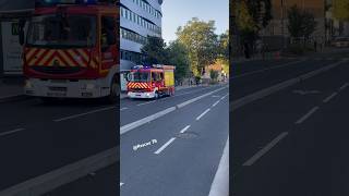 Arrivée sur incendie VAPS  FPTL  FMOGP FNRBC  Lyon  SDMIS 69 fire lyon firefighter [upl. by Ecadnarb289]