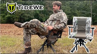 The Most Comfortable Way to Hunt TideWe Heated Hunting Chair [upl. by Byran242]