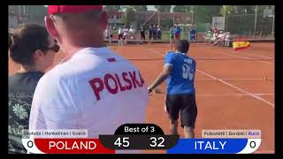 POLAND vs ITALY  Mölkky European Championship 2024 Nations Cup  1st Round [upl. by Inessa665]