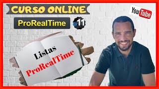 📝 🎓 Creación de LISTAS de trabajo PROREALTIME  Tutorial 06 [upl. by Cosmo96]