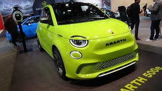 2023 Abarth 500e Scorpionissima  Exterior and Interior  Auto Show Brussels 2023 [upl. by Irrok]