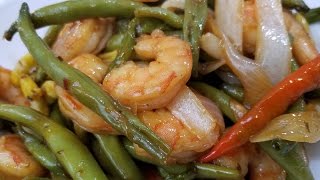 SPICY SHRIMP AND GREEN BEANS AIR FRYER [upl. by Oren920]