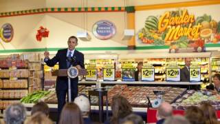 President Obama Health Reform Town Hall at Kroger in Virginia [upl. by Nanaj258]