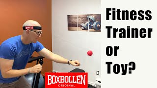 Boxbollen Review  Boxing Fitness Reflex Trainer [upl. by Desiree853]