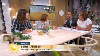 Bebispanelen Så får du ditt barn att sova  Nyhetsmorgon TV4 [upl. by Avlasor304]