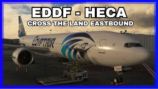 🔴 VATSIM Cross the Land Frankfurt  Cairo [upl. by Asihtal463]