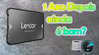 SSD LEXAR NS100 1 Ano Depois Ainda é Bom Unboxing  Review  Benchmark  Veja o Desempenho [upl. by Asilat]