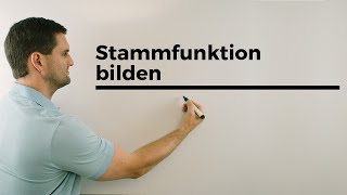 Stammfunktionen bilden Sonderheiten Aufleiten Integrieren Übersicht  Mathe by Daniel Jung [upl. by Syd879]