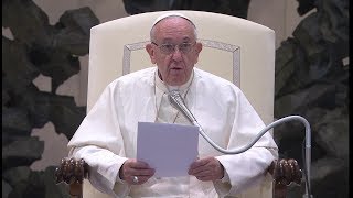 Vuelve la Audiencia General El Papa habla sobre la tentación de la idolatría [upl. by Carlina]