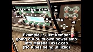 Tube HeadKemper Profiling Amp Integration [upl. by Arihsak]