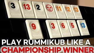 PLAY RUMMIKUB LIKE A CHAMPIONSHIP WINNER 15 [upl. by Glanti]