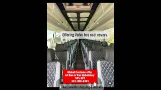 Global Customs leader in charter bus amp shuttle bus upholstery across the US [upl. by Nivat]