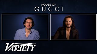 Adam Driver Jared Leto and Jeremy Irons Talk House of Gucci [upl. by Teddy]