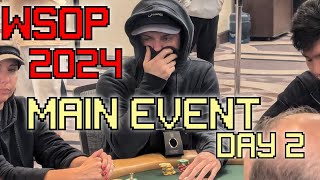 WSOP MAIN EVENT DAY 2 2024 [upl. by Nnyl]