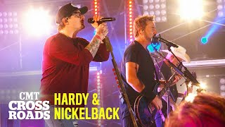 HARDY amp Nickelback Perform quotHow You Remind Mequot  CMT Crossroads [upl. by Edlin]