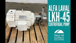 Alfa Laval LKH45 Centrifugal Pump 4668 [upl. by Zaria272]